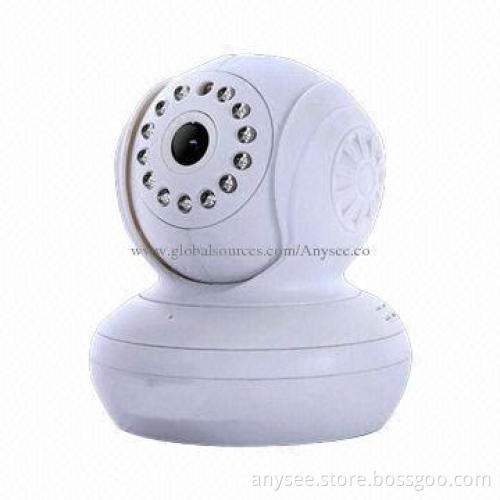 New Wireless Wi-Fi Network Pan/Tilt Night Vision IR Security IP Camera with Plug-and-Play Function
